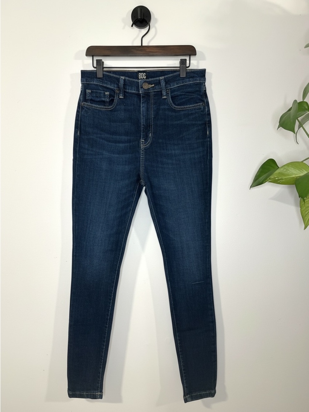 BDG Twig High-Rise Skinny Jeans Women’s Size 27 Dark Wash Denim Early 2010s